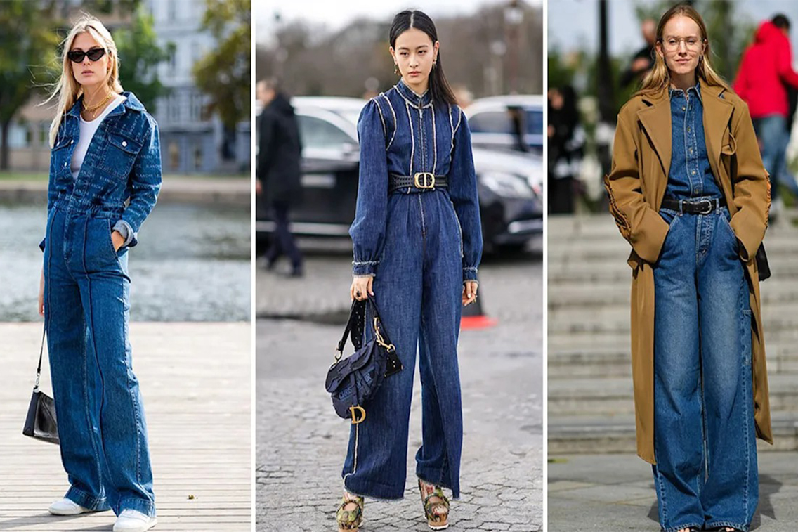 How to style a denim jumpsuit
