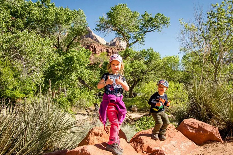 Summer hiking tips for small children.